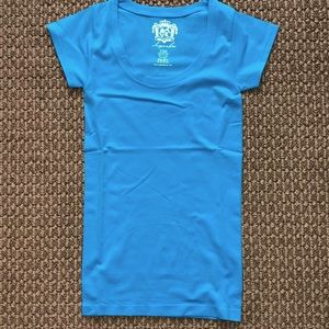 Sugarlips Turquoise Blue Stretch Tee Jr Med
